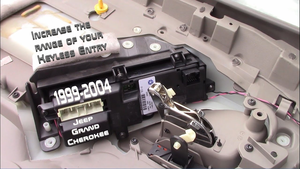 Increase the range of the Remote Keyless Entry in your 1999-2004 Jeep