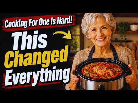 The Hardest Part About Cooking for One | How My Crockpot Solved It