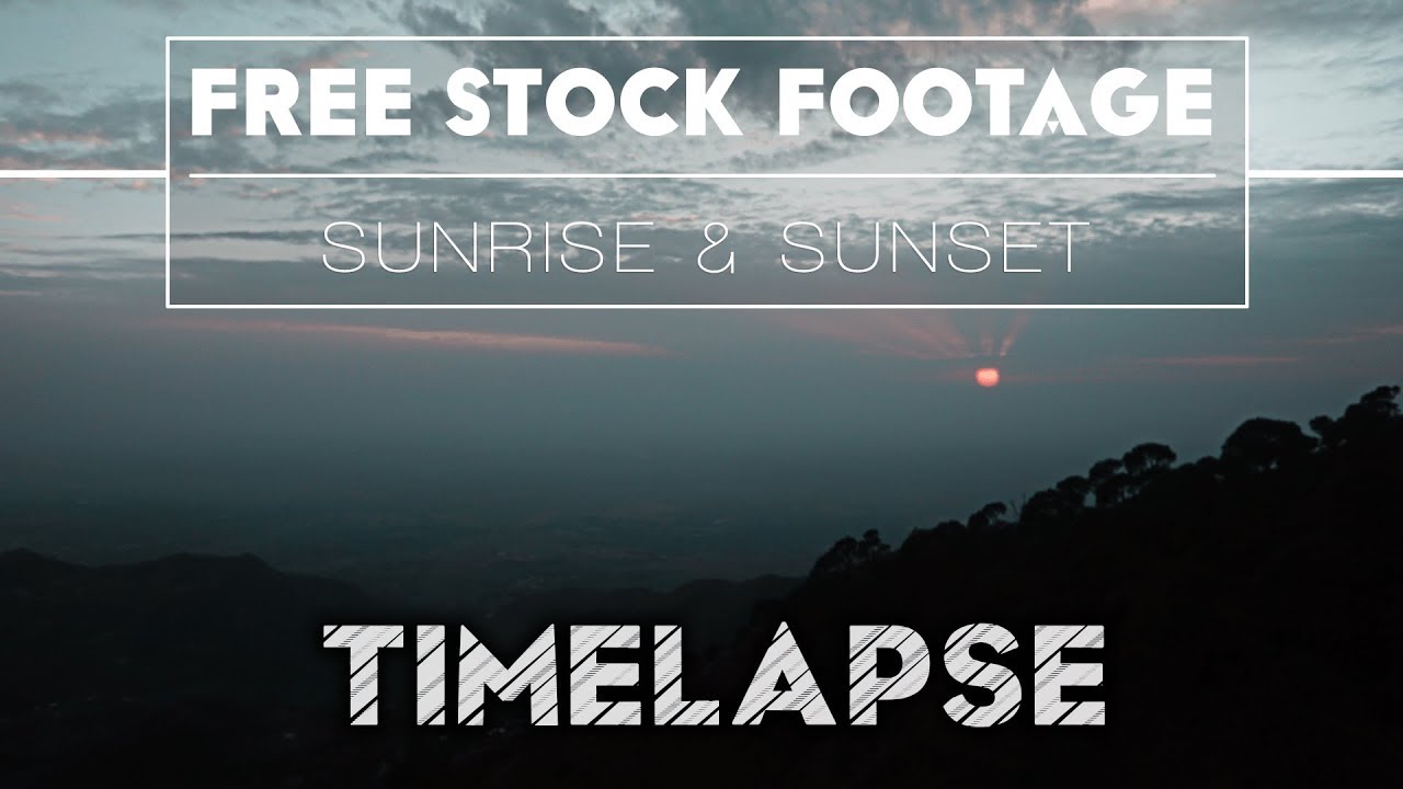 Sunrise & Sunset | Timelapse | Free stock footage - YouTube