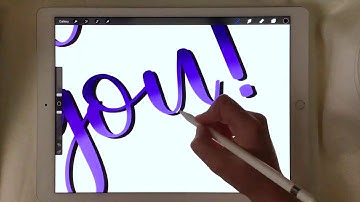 iPad Lettering with the Procreate App -- Tips and Tricks