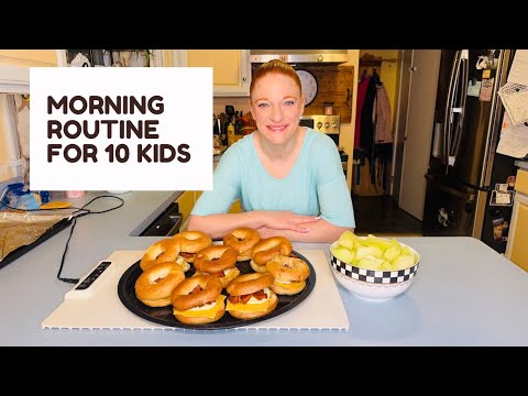 MORNING ROUTINE FOR 10 KIDS