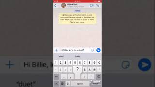 How I pranked Billie Eilish Using Charli D'Amelio's Voice 😂 screenshot 1