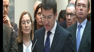 Feijóo en homenaje a Fraga