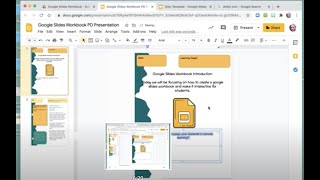 How to make an Interactive Google Slides Workbook for Students