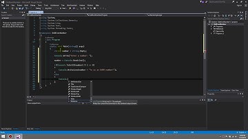 C# Simple Odd or Even Program using console