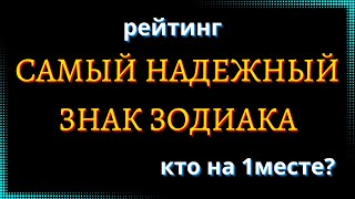 картинка: САМЫЙ НАДЕЖНЫЙ ЗНАК ЗОДИАКА. Кто на 1 месте? [рейтинг].