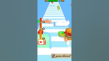 stack burger run 😉😉 gameplay // l game channel // android & ios gameplay 11116 #mobilegame #shorts