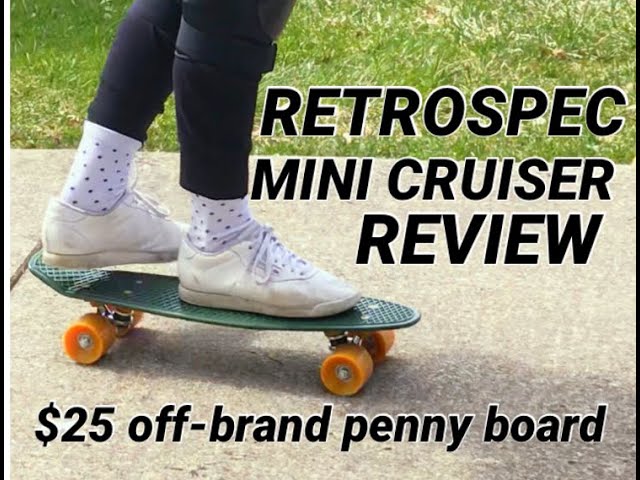 Retrospec Cruiser Review ($25 knock off penny board) - YouTube