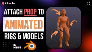 Attach Weapons to Your Character FAST !! | WITH BOTH BONES & RIGS | Blender Tutorial