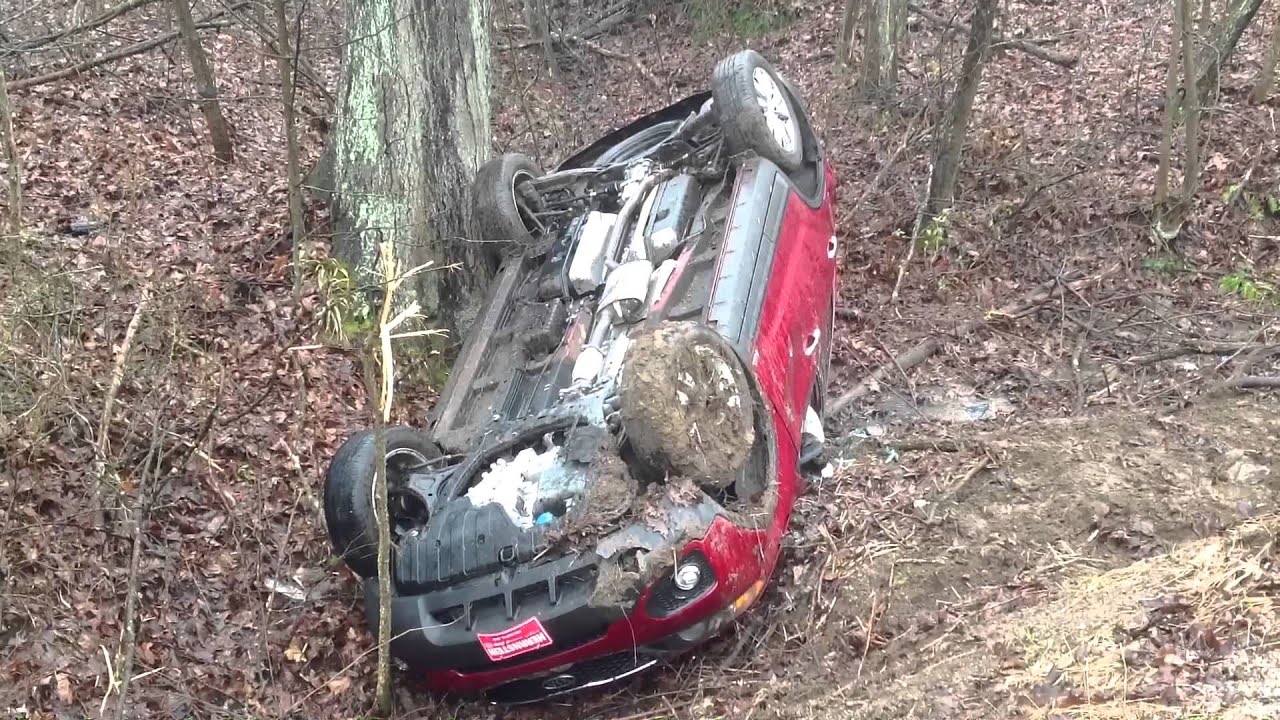 One Injured In Rollover Crash - YouTube