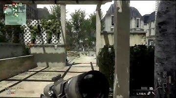 MW3 | Amazing 720 Pistol-Switch Random No Scope Cross Map