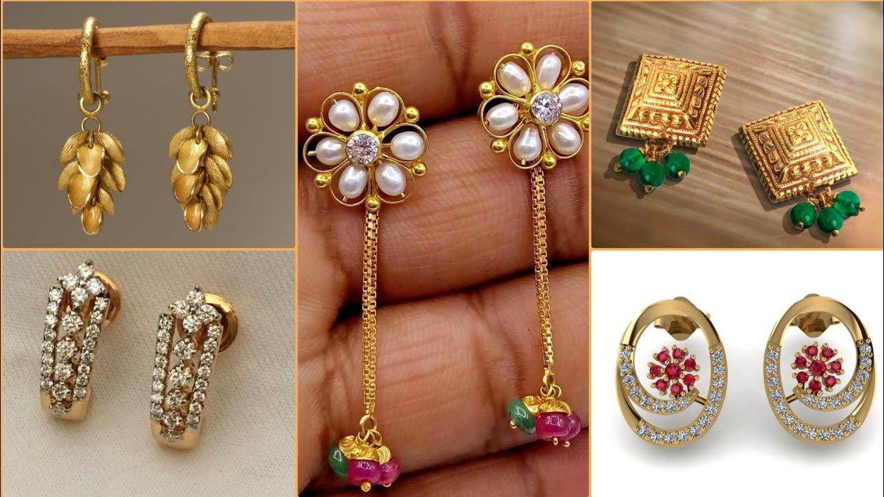 Super unique & charming different stones earrings collection 2022-23