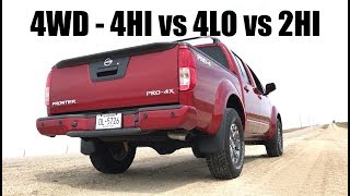 How 4WD Works — 4Hi vs 4Lo vs 2Hi — Acceleration Testing