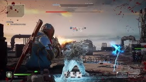 Outriders Gauss Boss Fight on Hard with Technomancer Class