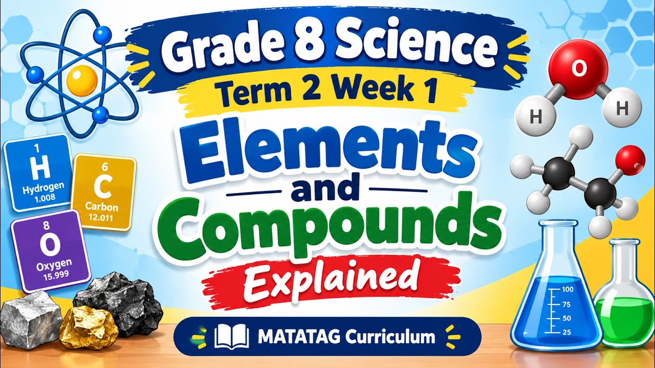 Grade 8 Science Term 2 Week 1 | Elements and Compounds Explained | MATATAG Curriculum