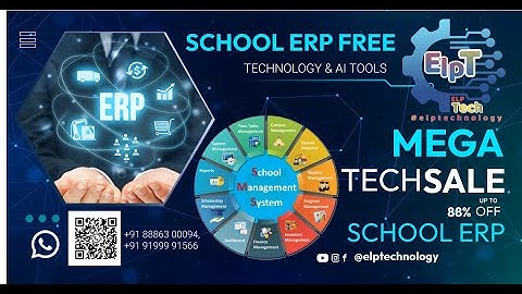 School ERP | Education Management Software | School Management System | School Software | ELP ERP |