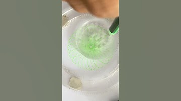 How To Create A Colorful Spirograph Art - DIY Tutorial