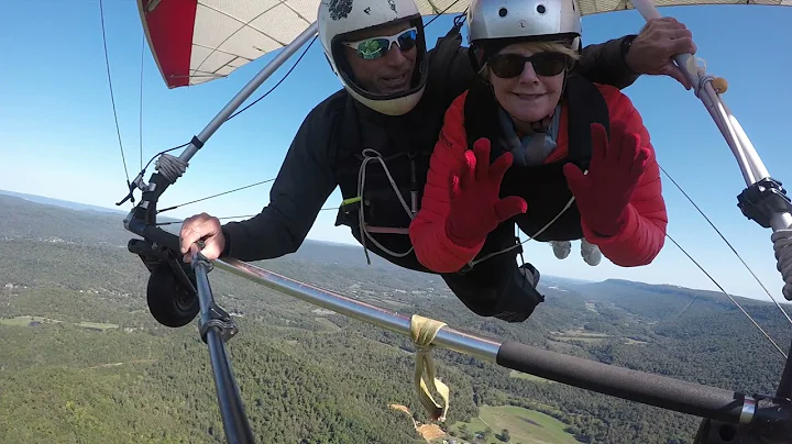 Kathryn Pittman Hang Gliding at Lookout Mountain F...