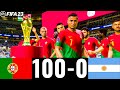 PORTUGAL 100-0 ARGENTINA | FIFA WORLD CUP FINAL 2026 | #fifa23