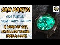 San Martin 6105 Turtle. Great wave off Kanagawa dial. Stunning build quality, and that dial is WOW!