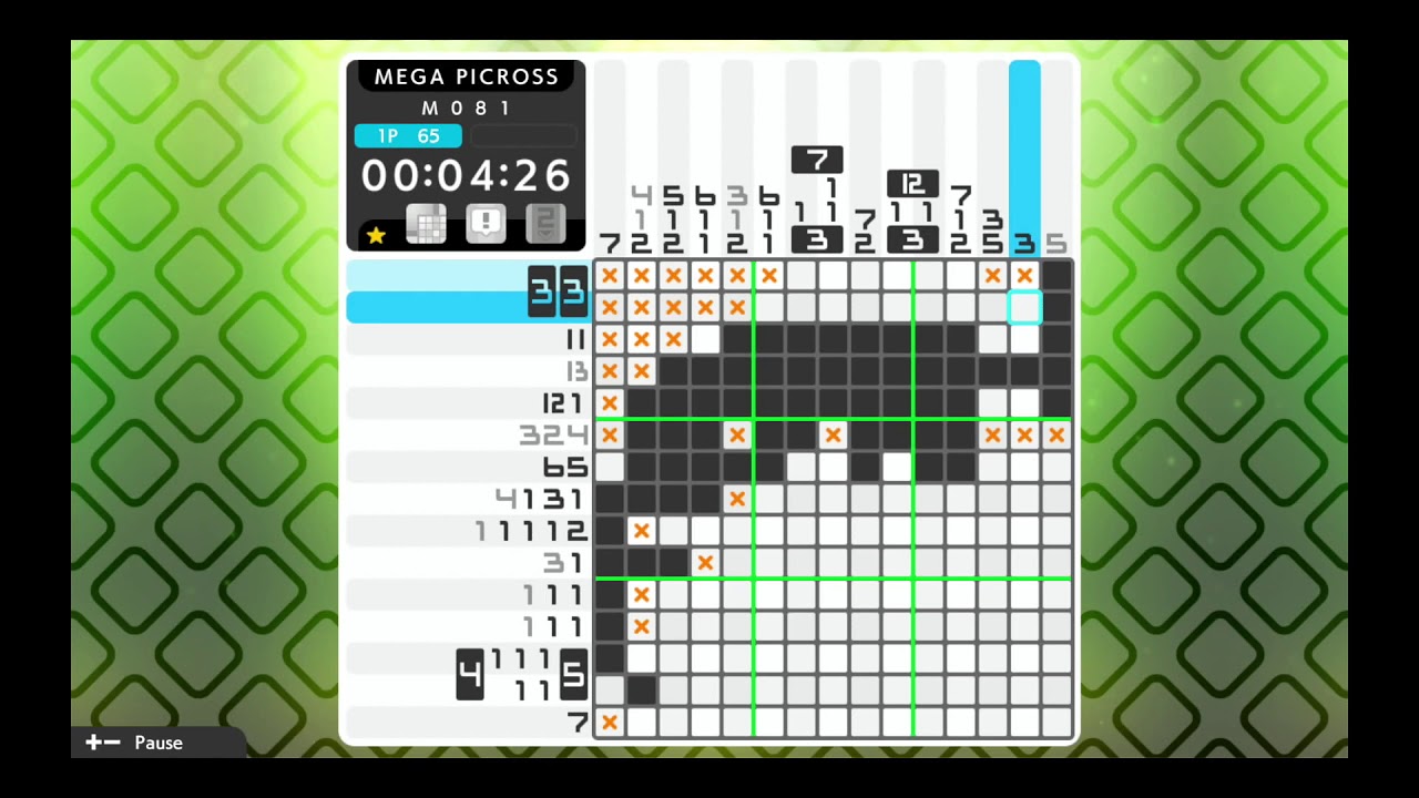 Picross S3 Switch   M081