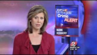 Bank robber hops on bike to make his getaway