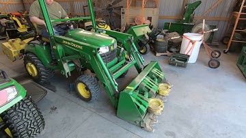 John Deere 45 Loader: 2wd vs 4wd (Part 1)