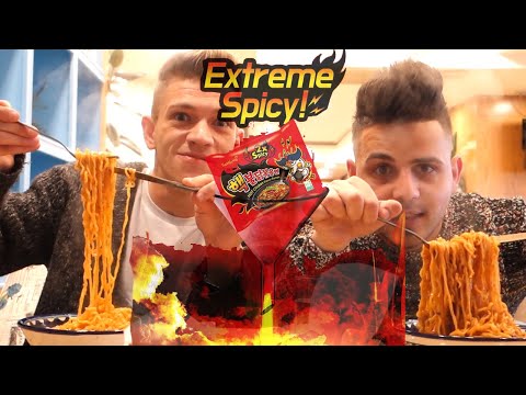 تحدي النودلز الكوري الحار