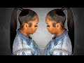 Sleek Mid Ponytail (No Part, No Swoop Bang)