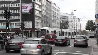 Blowup Media Germany Germanwings, Düsseldorf - Mega Vision - Graf-Adolf-Straße - Berliner Allee