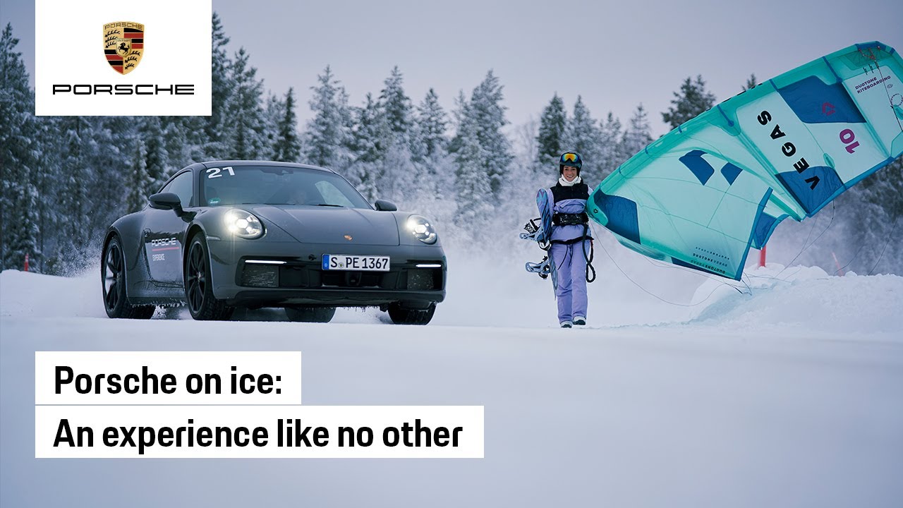 A Porsche Ice Experience in Finland ft. Patrick Dempsey and Rita Arnaus