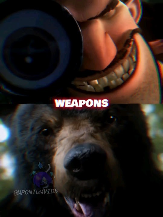Shaw vs Cocaine Bear #shorts #openseason #cocainebear #sonypictures #universalstudios #vsedit