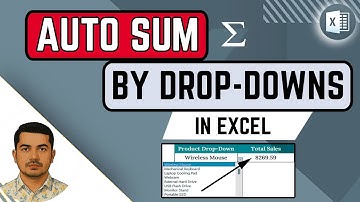 Sum Sales by Drop-Down Selection in Excel : Dynamic Total!