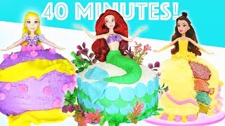 Princess Dress Cake 40 Minute Compilation | How To Make Dessert | Kids Cooking and Crafts