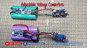 Adjustable Power Converters for your DIYs
