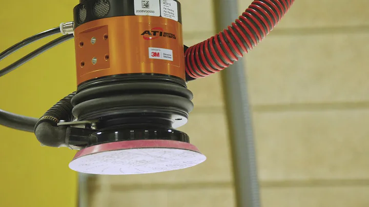 Make robotic sanding easier with the AOV-10 Axially Compliant Robotic Sander from ATI and 3M.