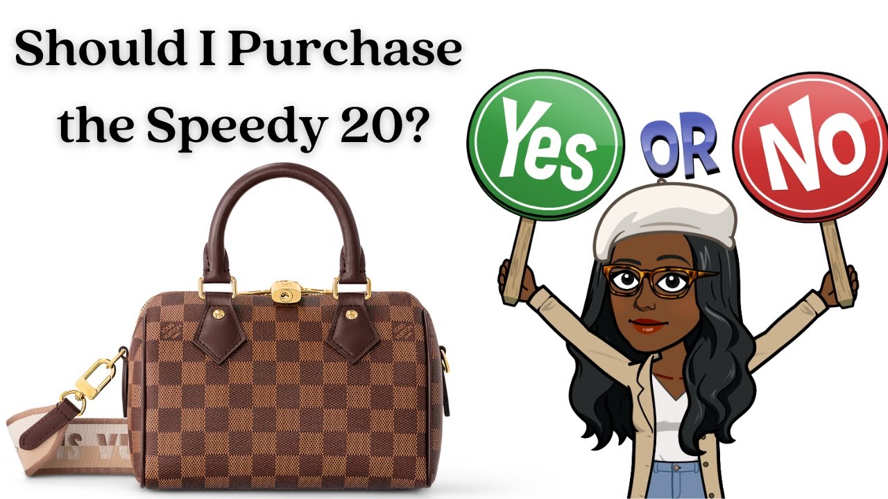 NEW LV SPEEDY B 20 in Damier Ebene! Will You Buy It❔❔❔ 