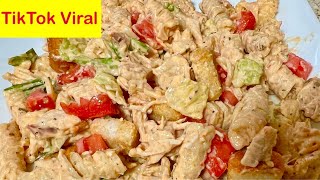 chicken cesser pasta salad recipe chef bay｜TikTok Search