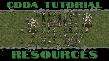 CDDA Tutorial - Player Resources