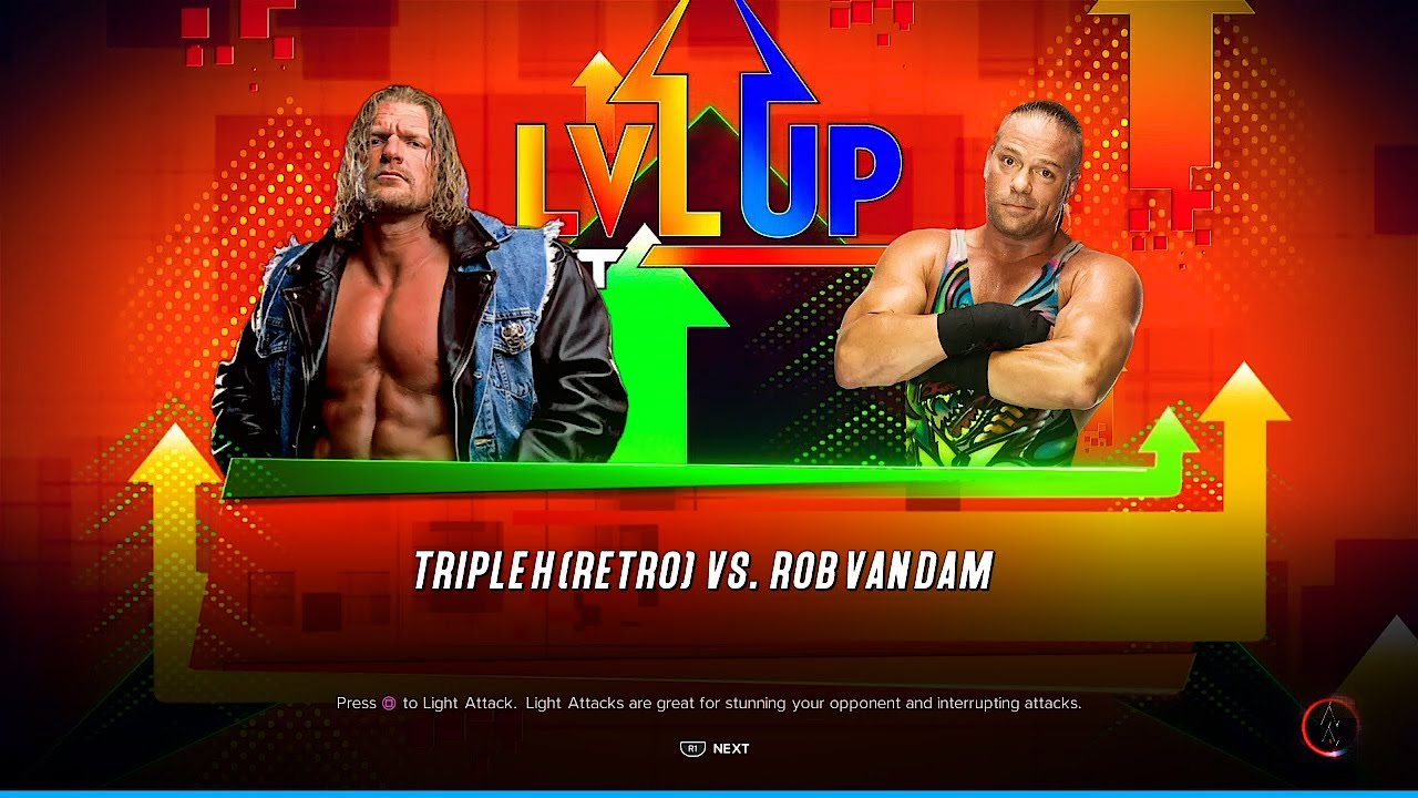 WWE 2K23 TRIPLE H VS ROB VAN DAM - YouTube