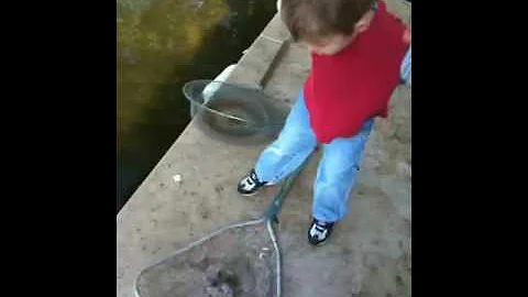Joshua Boucher drollinger goes fishin'