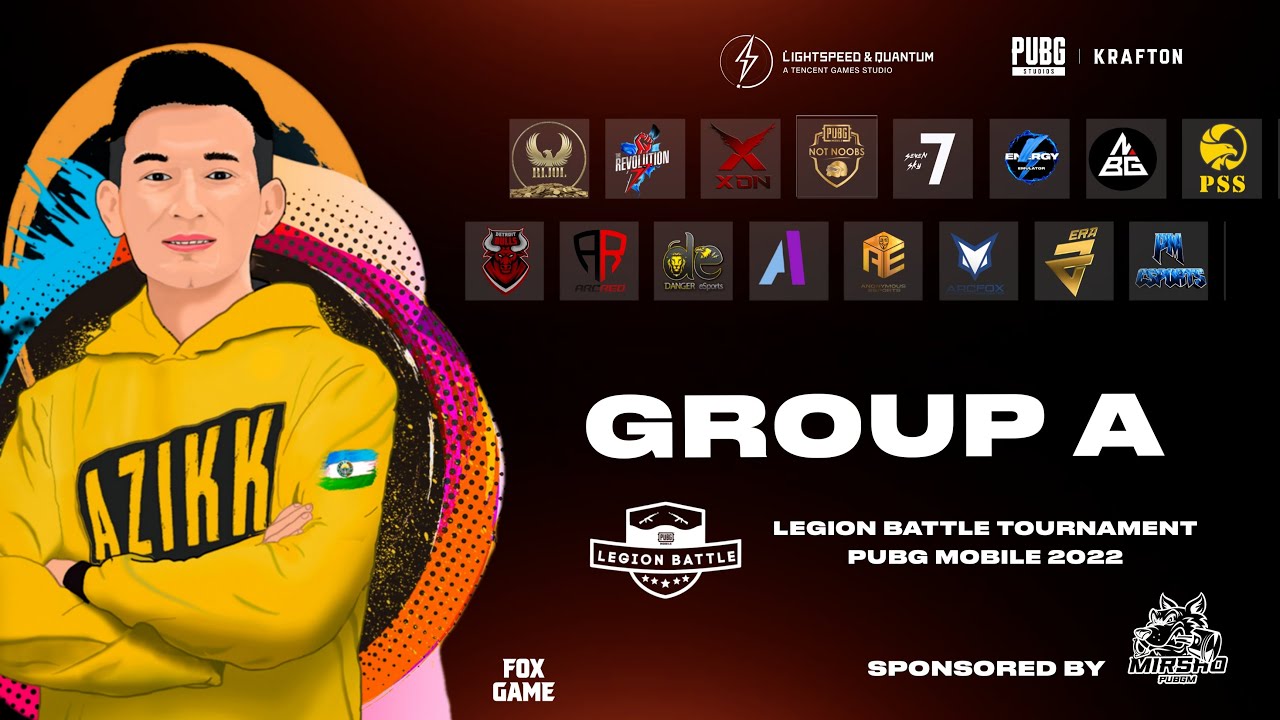 5 000 000 UZS LEGION BATTLE TOURNAMENT GROUP A – QONLI KURASHGA MARHAMAT | PUBG MOBILE