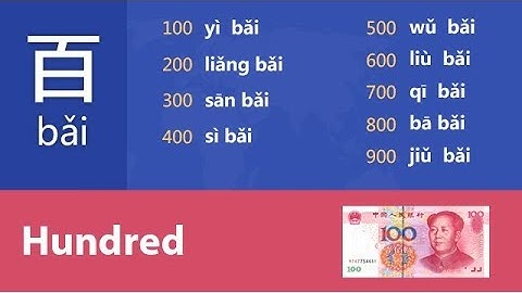 Counting in Mandarin Chinese Numbers: 100 - 999 #Day 17 (Free Chinese Lesson)
