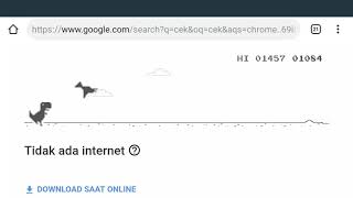 JANGAN DITONTON ! ! !      DIKOMEN BOLEH . 😊😊😊Game Dinosaurus - Game Offline Google screenshot 3