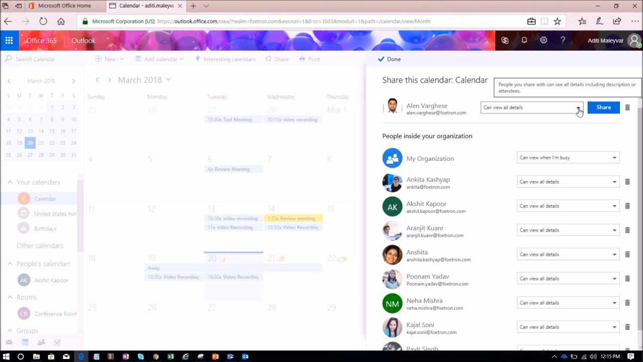 How Can I Share My Calendar Through Outlook On The Web YouTube How Can I Share My Calendar Through Outlook On The Web YouTube