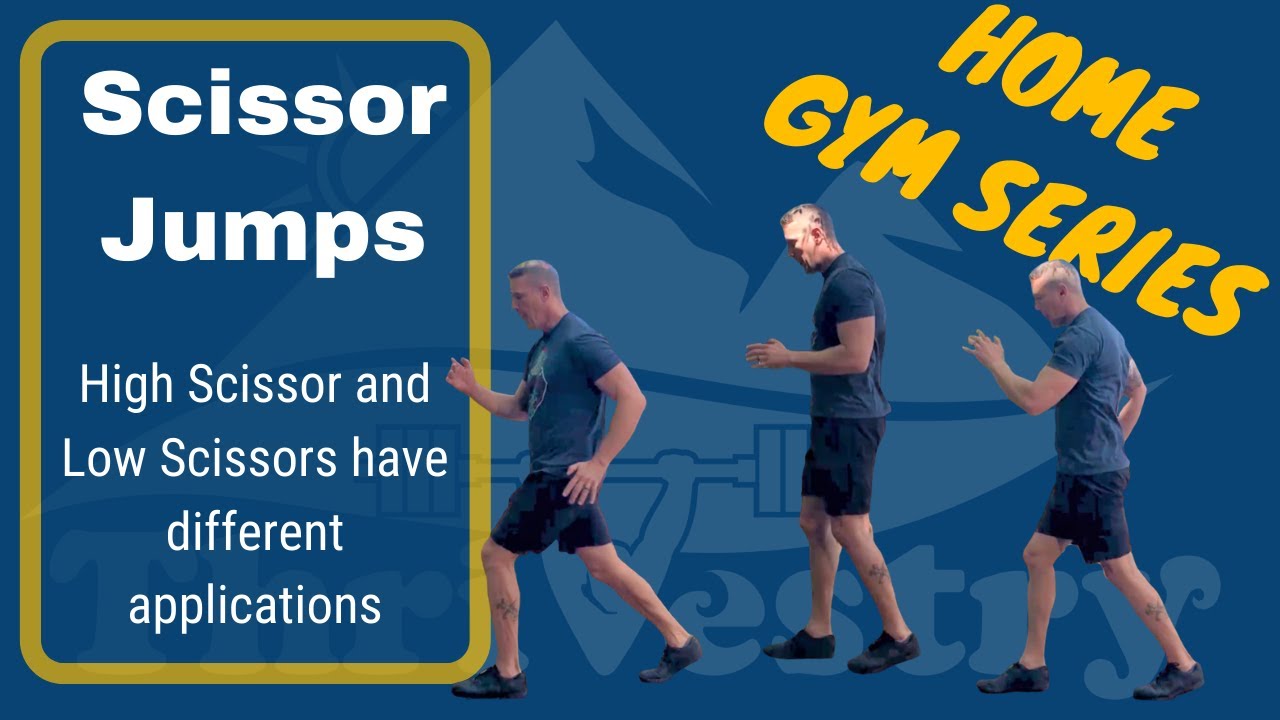 Scissor Jumps - High Scissor and Low Scissor - YouTube
