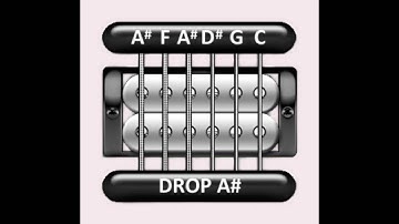 Perfect Guitar Tuner (Drop A# / Bb = A# F A# D# G C)