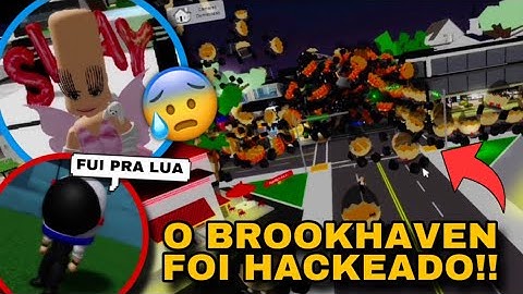 FUI PRA LUA NO BROOKHAVEN E O MAPA FOI HACKEADO!!! (Fofocando no brookhaven)