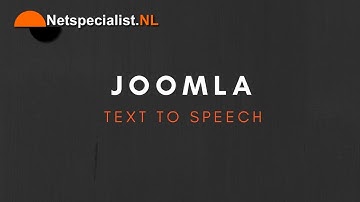 joomla text to speech