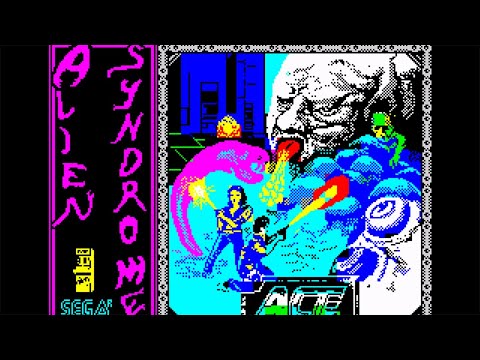 Видео: Alien Syndrome. ZX Spectrum. Прохождение